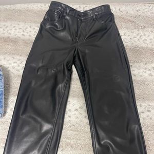 Abercrombie vegan leather pants